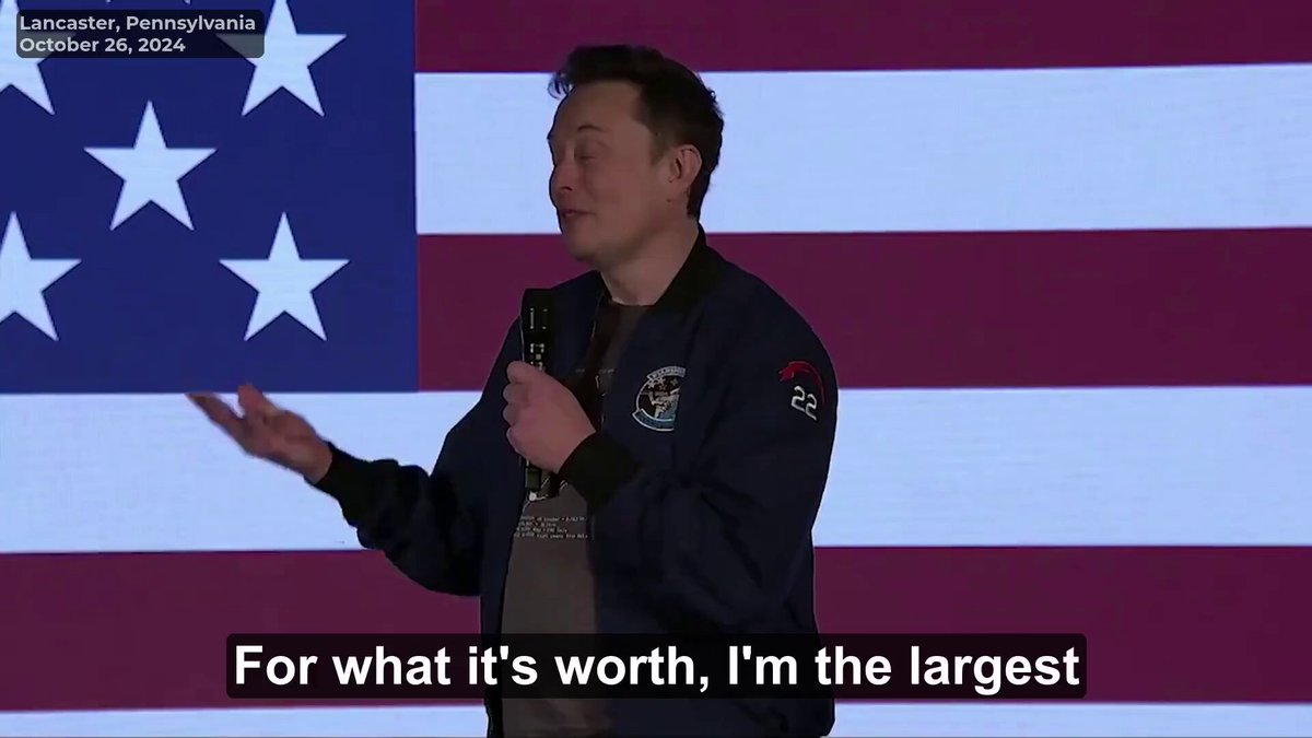 Elon Musk: "For what it's worth, I'm the largest individual taxpayer in history. I paid over $10 billion in taxes."