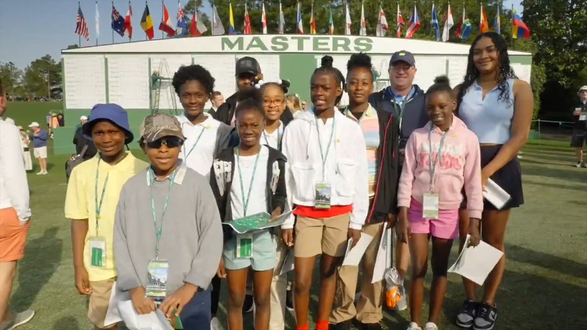 Learning, community outreach and inspiring the next generation. It all comes together this week. #themasters