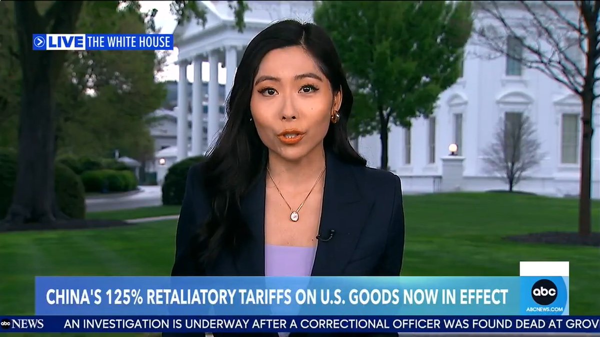 Starting today, US goods entering China face 125% import tax Goods from China to the US face 145% tariffs -UBS estimates iPhone 16 Pro Max could increase by $950 -Retaliatory tariffs will hit US farmers: China buys more American soybeans than any other country Good Morning America