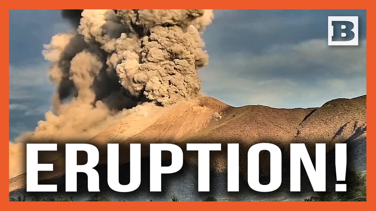 Volcano Eruption! Philippine' Kanlaon Volcano Spews Plume of Smoke into Atmosphere