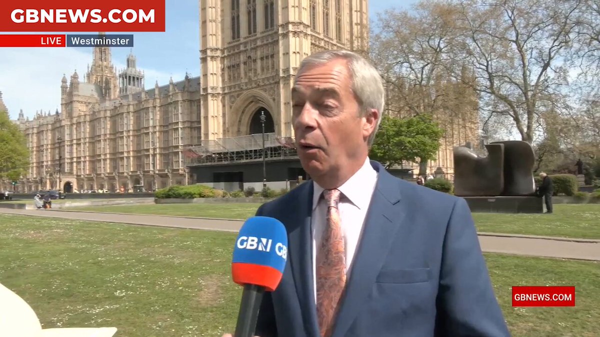 'There is a manufacturing disaster going on.' Nigel Farage accuses Labour of deindustrialising the UK through its Net Zero policies. 📺 Freeview 236, Sky 512, Virgin 604 🔓 Become a GB News Member: