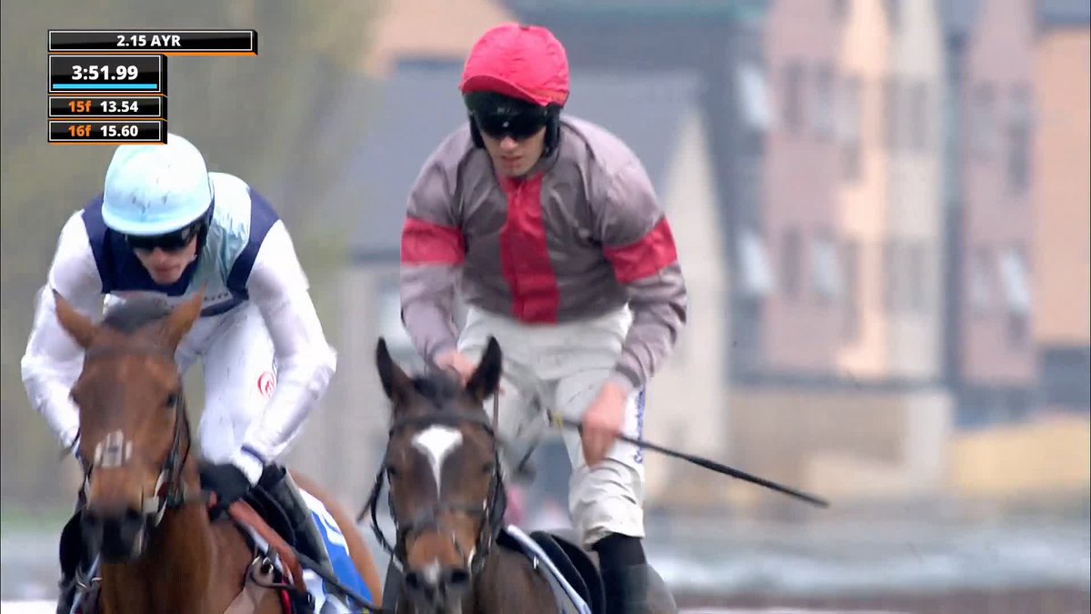 The Morebattle hero is now the Scottish Champion Hurdle hero! Cracking Rhapsody wins the Coral Scottish Champion Hurdle! 🏆 #ITVRacing | Ayr Racecourse | Ewan Whillans Racing