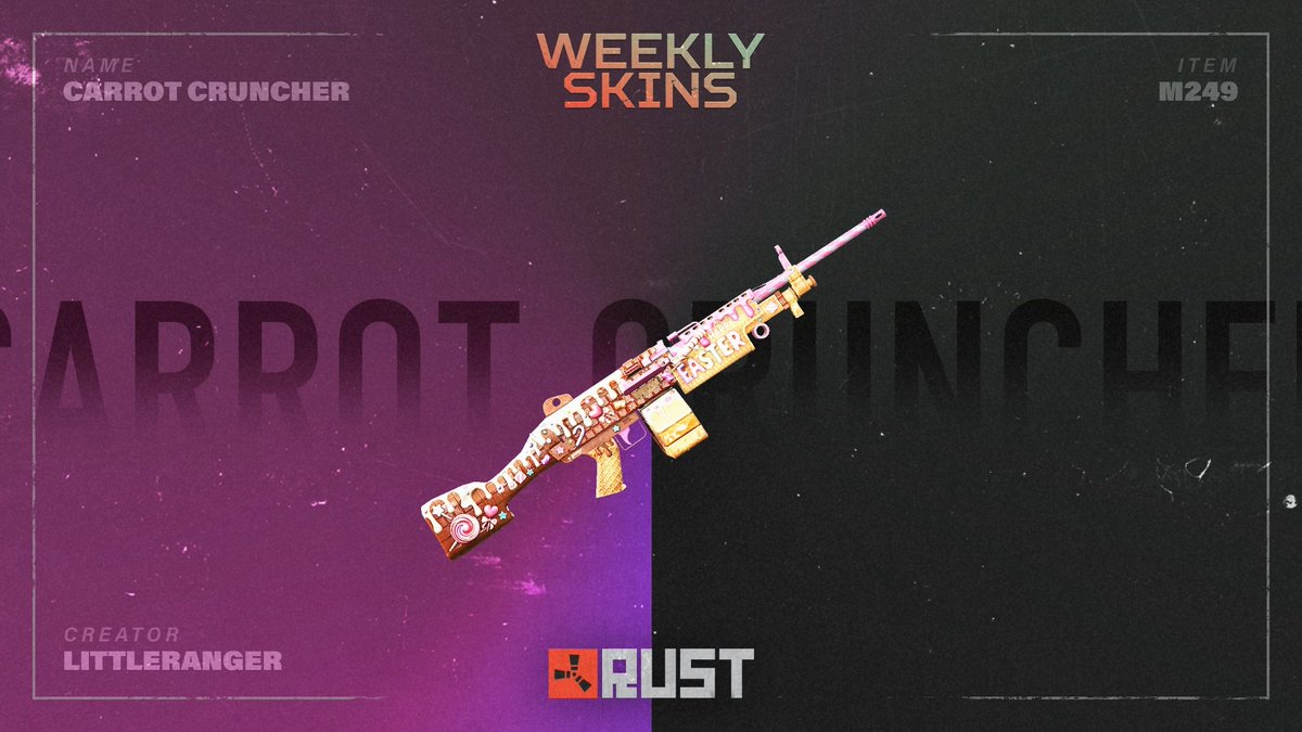 The Easter-themed weekly skins are now live on the Steam Item Store, for a limited time only! ⏳🔫🐰 Don't miss out! Get yours here: