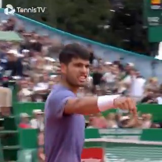 He saved the biggest till last 🤯 Carlos Alcaraz hit FIVE 100mph+ forehands vs Davidovich Fokina - including his fastest on match point! #RolexMonteCarloMasters