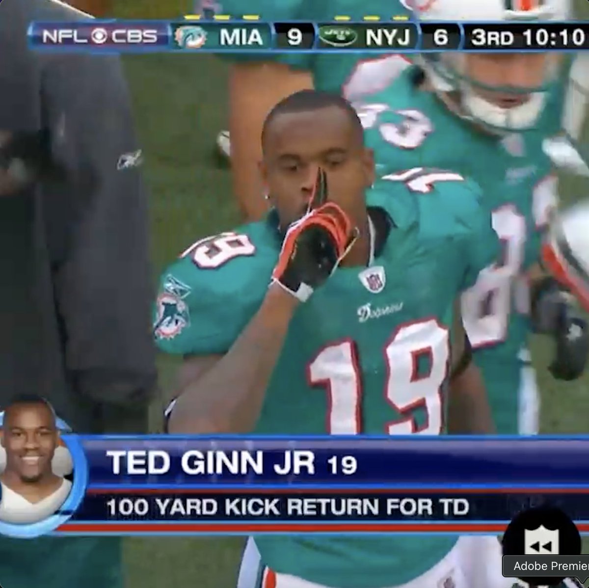 Ted Ginn Jr. turns 40 today. ⭐️ Never forget when he ran back TWO kick returns of 100+ yards in ONE quarter! (🎥 NFL Legacy, CBS)