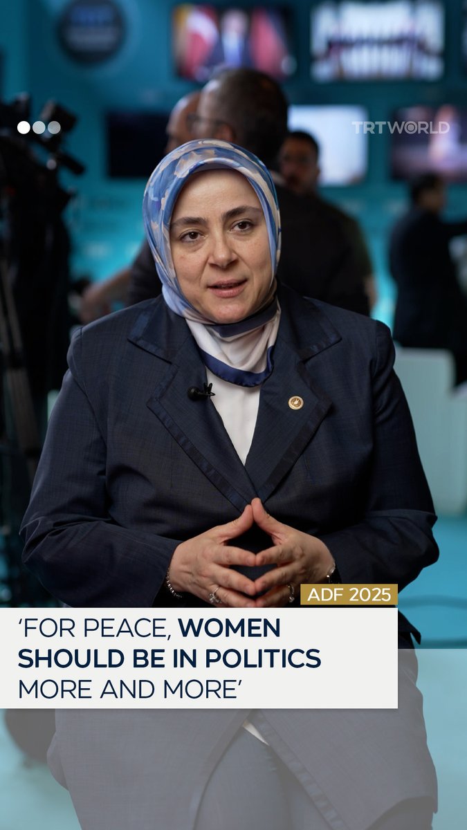 AK Party Women’s Branches Chairwoman Tugba Isik Ercan highlights the vital need for greater female representation during the Antalya Diplomacy Forum, not only in politics but across all sectors of society. #MEET4DIPLOMACY