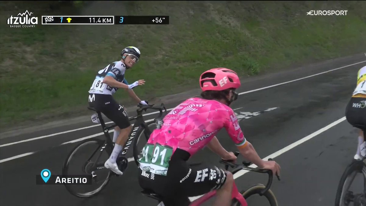 😡 La reprimenda de Enric Mas a Almeida y Healy: "Yo quiero el podio, no la etapa" #Itzulia2025