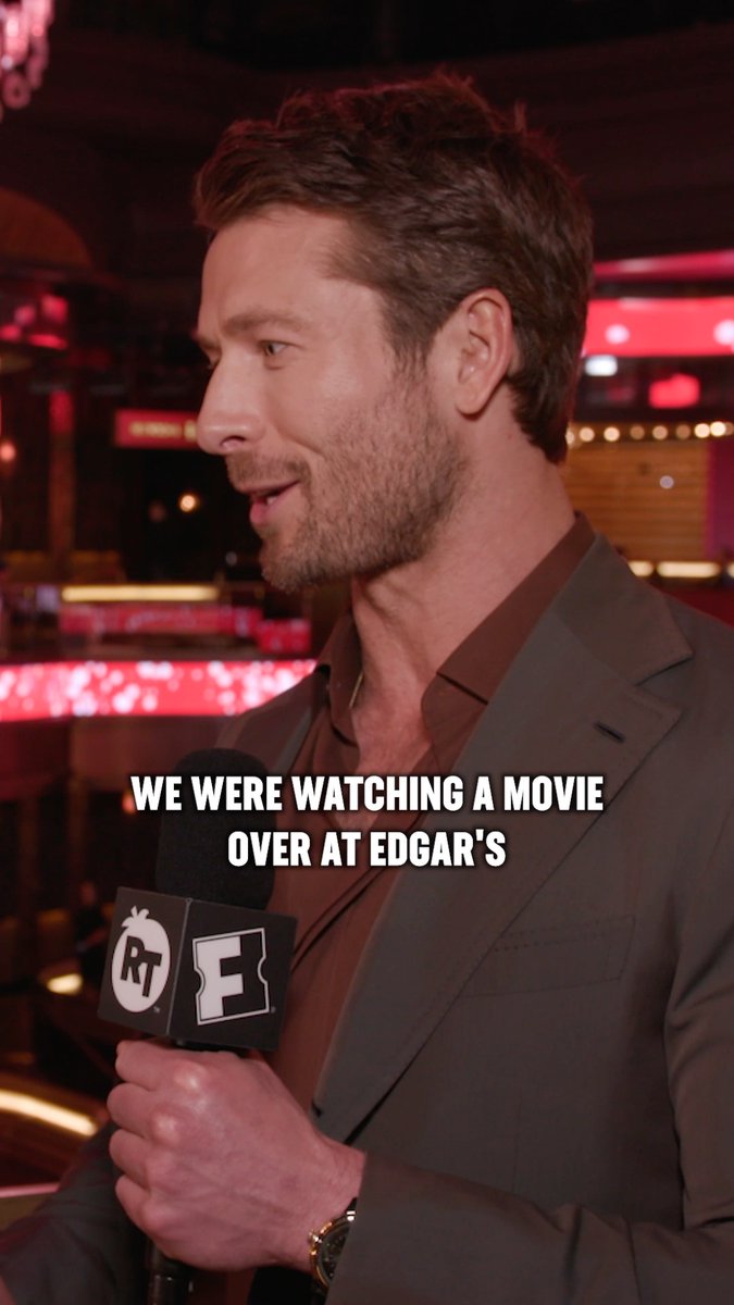 Glen Powell reveals Edgar Wright's #TheRunningMan will pay homage to Arnold Schwarzenegger.