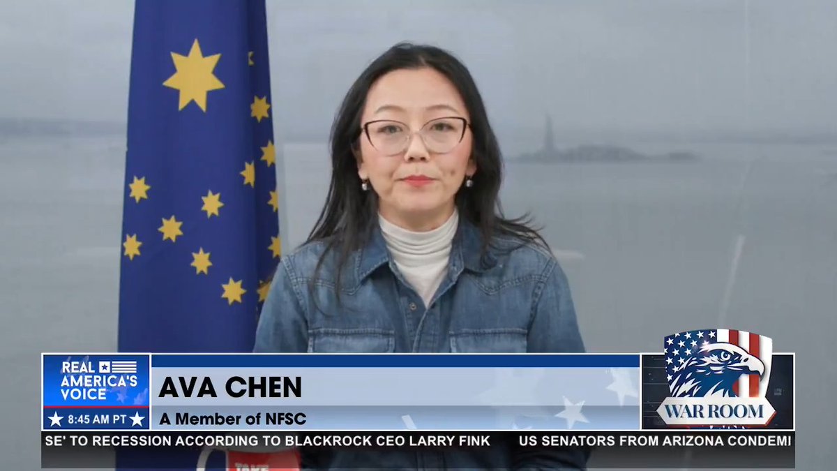 "(CHINA'S) ECONOMY IS ON THE BRINK!" - Ava Chen shares the narrative warfare China is using against the United States. Bannon’s WarRoom @nfscspeak