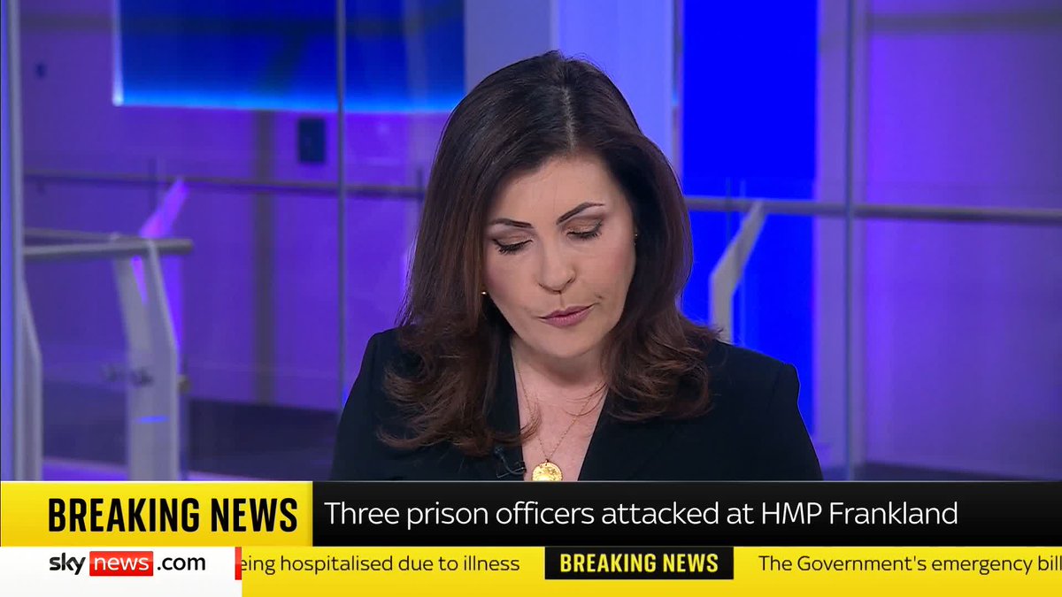 BREAKING: Three prison officers have been attacked by the brother of the Manchester Arena bomber, the prison officers' union has said. Read more: 📺 Sky 501, Virgin 602, Freeview 233 and YouTube