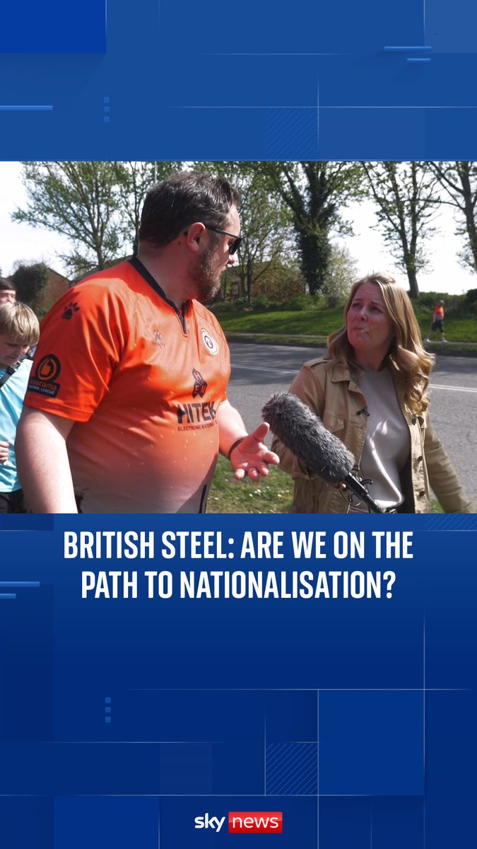 The emergency bill to keep the British Steel site in Scunthorpe open has passed both Houses of Parliament. As MPs debated the future of British Steel in the Commons, several hundred people rallied for the plant to be saved, as Lisa Dowd Sky News reports. Live: