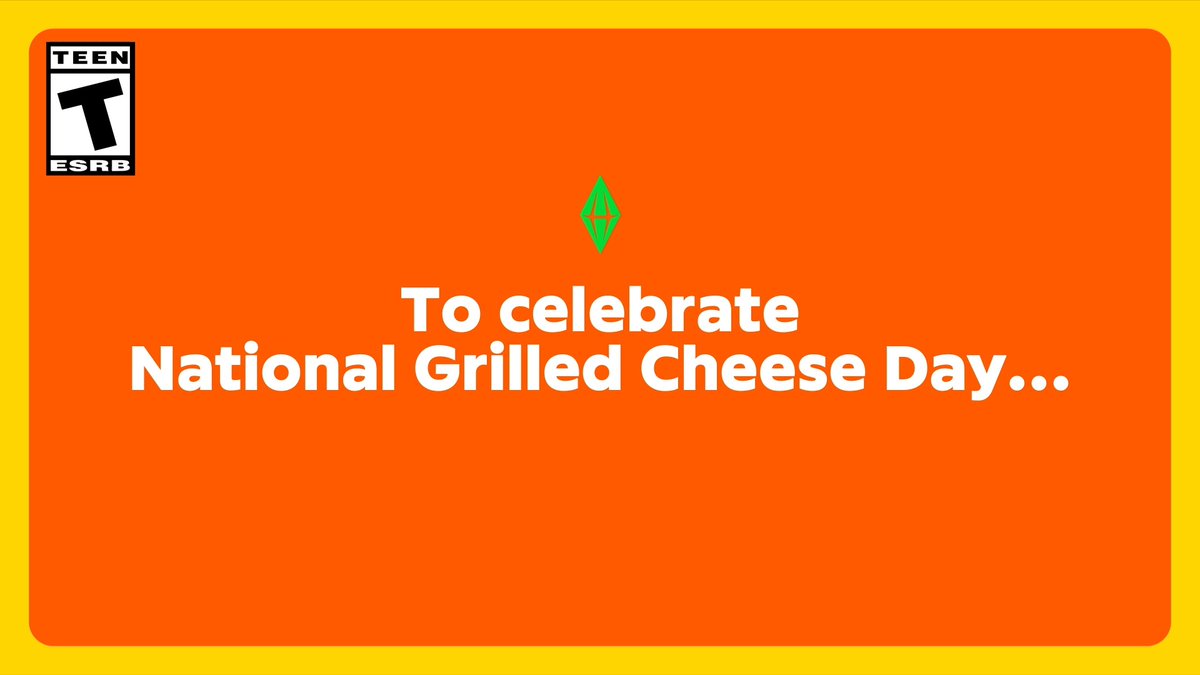 Happy Grilled Cheese Day 🥪 🧡 xoxo Bob