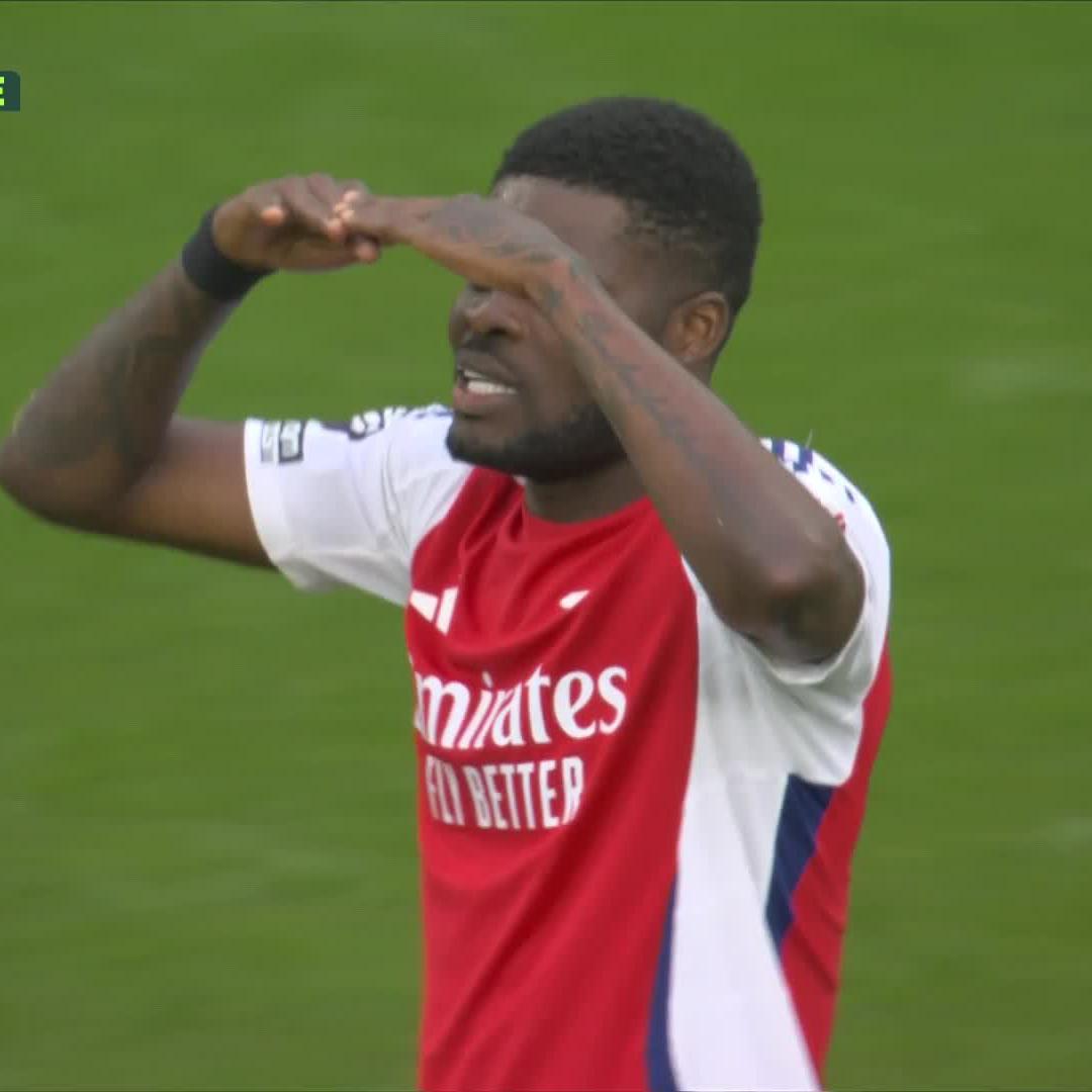 David Raya ➡️ Declan Rice ➡️ Thomas Partey ⚽ Poetry in motion from the Gunners 🤌 📺 Stream #ARSBRE on DStv: