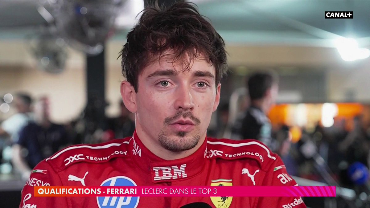 🎙️ "Un podium serait un bon résultat pour un week-end comme celui-là." Charles Leclerc s'est qualifié 3e pour le #BahrainGP 🇧🇭 #F1