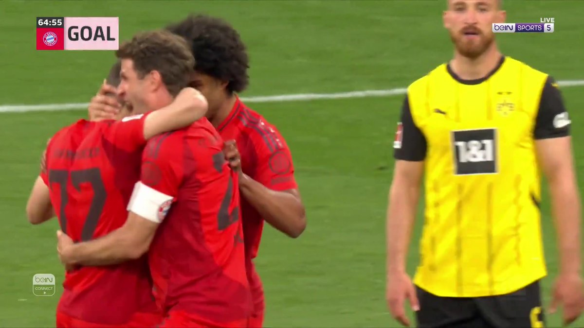 🚨🚨🚨🚨🚨🚨🚨🚨🚨🚨🚨🚨🚨🚨🚨 بايرن ميونيخ يعود في كلاسيكو المانيا ويسجل التعادل غيريرو يسجل هدف التعادل لـصالح بايرن بصناعة مولر بايرن ميونيخ 1-1 بوروسيا دورتموند