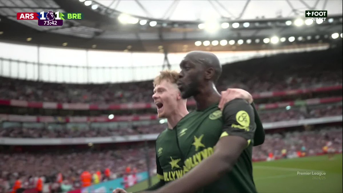 #PL 🏴󠁧󠁢󠁥󠁮󠁧󠁿 : WISSA ! Le léopard permet à Brentford d'égaliser 🇨🇩