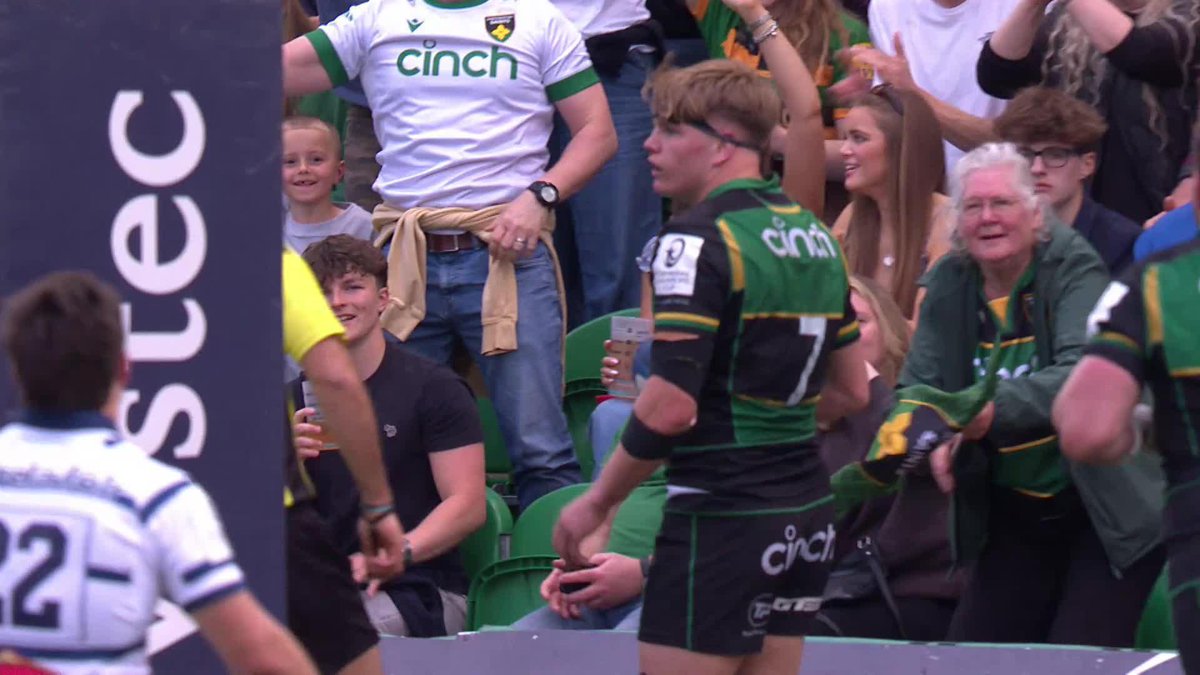 Henry Pollock's second try ✌️ Another fine display from the Northampton Saints 😇 man as they claimed a big victory today 😇 #InvestecChampionsCup