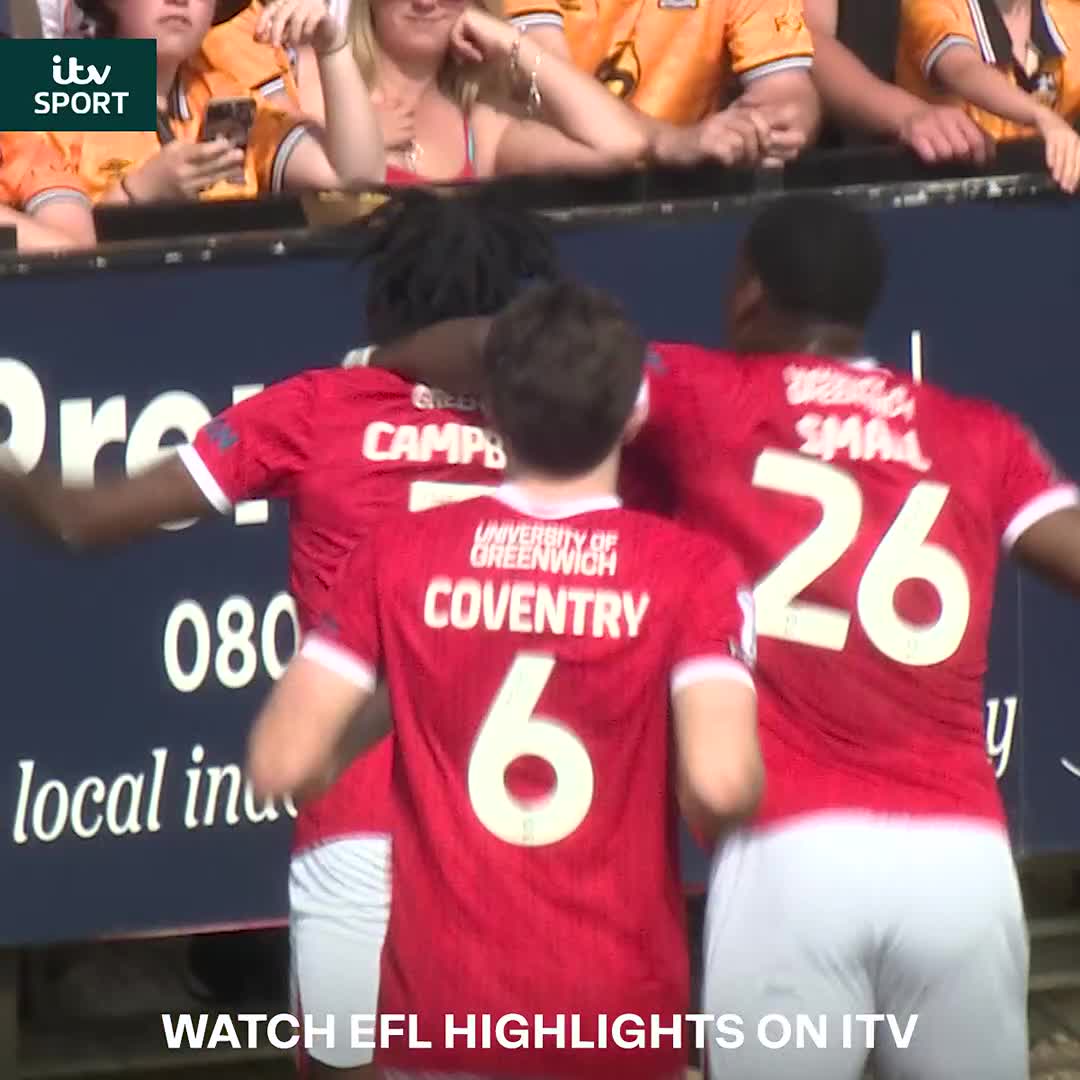 Tyreece Campbell is a man in form 🔥 4 goals in his last 3 games for Charlton Charlton Athletic FC | EFL