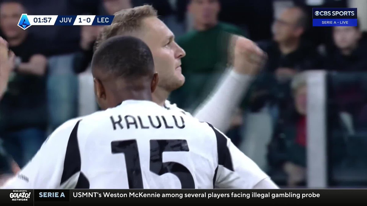 A lovely finish from the side by Teun Koopmeiners gives Juventus a flying start 🔥