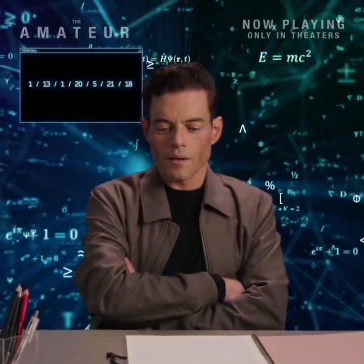Rami Malek puts his spy skills to the test 🔎 Experience #TheAmateur, now playing in theaters and IMAX. Get tickets: