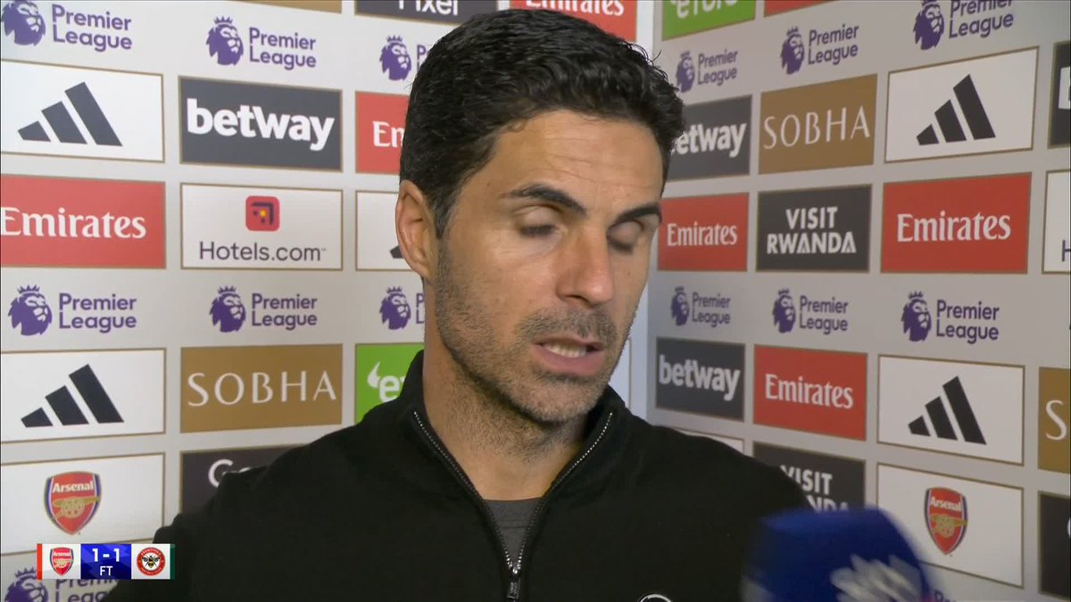 "We conceded a very poor goal" ๐ณ Mikel Arteta gives his honest opinion of Arsenal's draw against Brentford ๐ฃ๏ธ