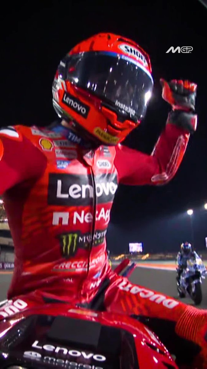 The golden boy! 🥇🥇🥇🥇 #QatarGP 🇶🇦