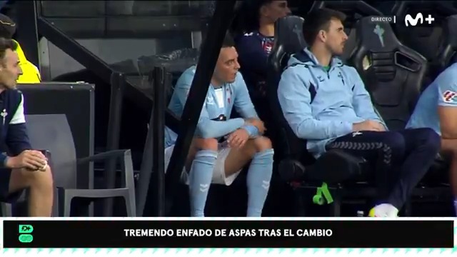 😡 El enfado de Iago Aspas. #DeportePlus