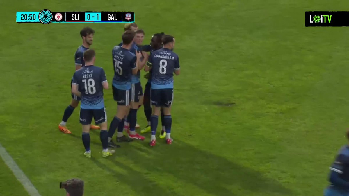 The visitors are in front!💥 Cian Byrne gives Galway United the lead in the Connacht derby.