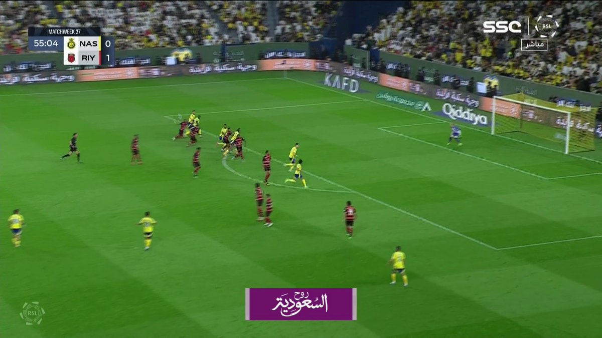 هددددددف⚽! التعادل للنصر.. رونالدو يسجل بصناعة ماني🔥⚽ النصر 1 × 1 الرياض #دوري_روشن_السعودي #النصر_الرياض | #SSC