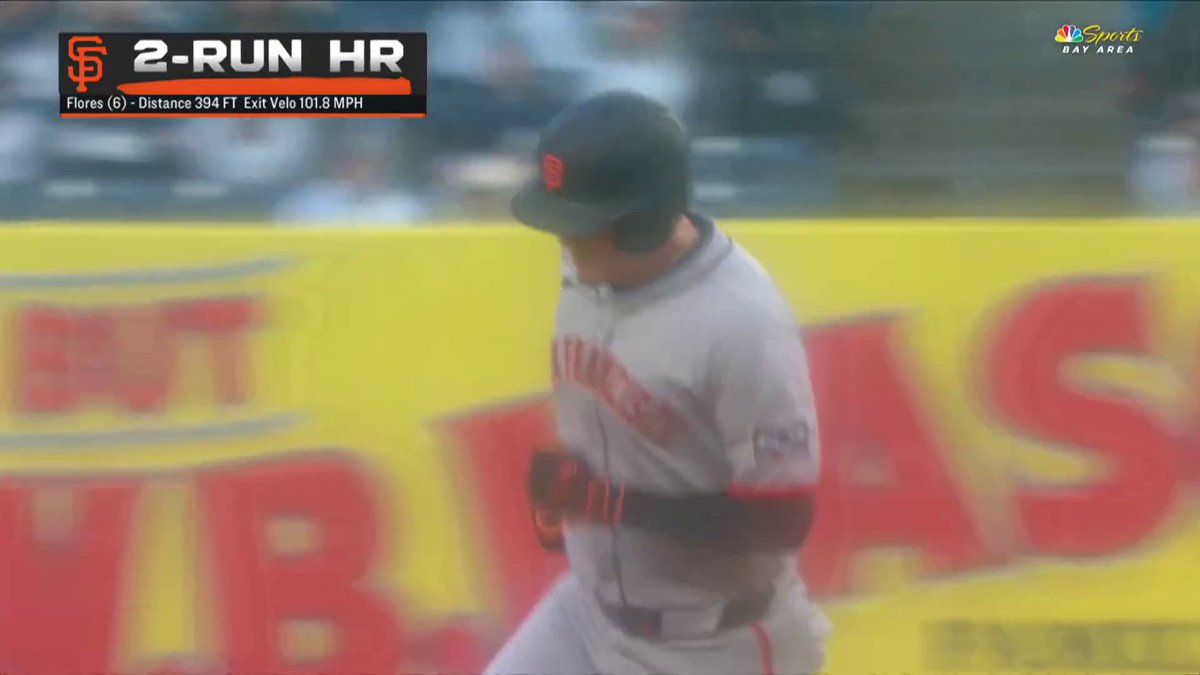 Barry Bonds walked so Wilmer Flores could run 🙌