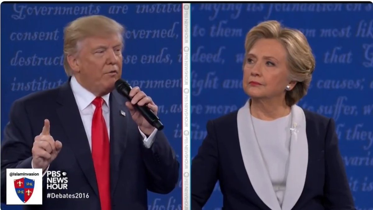 "The name is 'radical Islamic terror!!" 🧕 Donald J. Trump at his 2016 debate: "To solve a problem you have to state the name!" 🎯 Their strategy? 'Islamophobia'!!! 🤫
