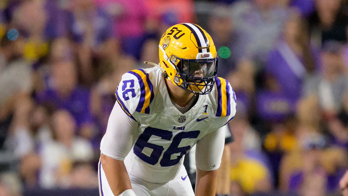 If you want some yardage just run behind LSU Football's Will Campbell 💪 📺: 2025 #NFLDraft – April 24-26 on NFLN/ESPN/ABC 📱: Stream on NFL+