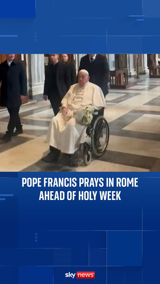 Pope Francis has visited the Basilica of Santa Maria Maggiore in Rome ahead of the start of Holy Week. Read more: