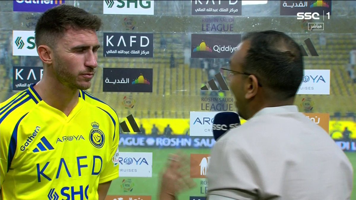 🎤لابورت - لاعب النصر: نقترب من الصدارة وسعداء كثيرًا بذلك.. ونشكر جمهورنا على الدعم #دوري_روشن_السعودي #النصر_الرياض | #SSC