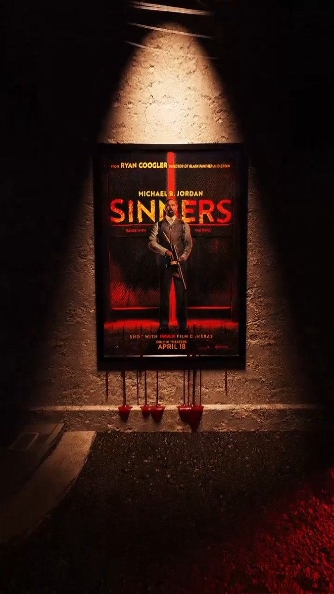 Keep an eye out for the signs of the Sinners. Experience #SinnersMovie - only in theaters FRIDAY. Get tickets now: Credit to: George Dooley