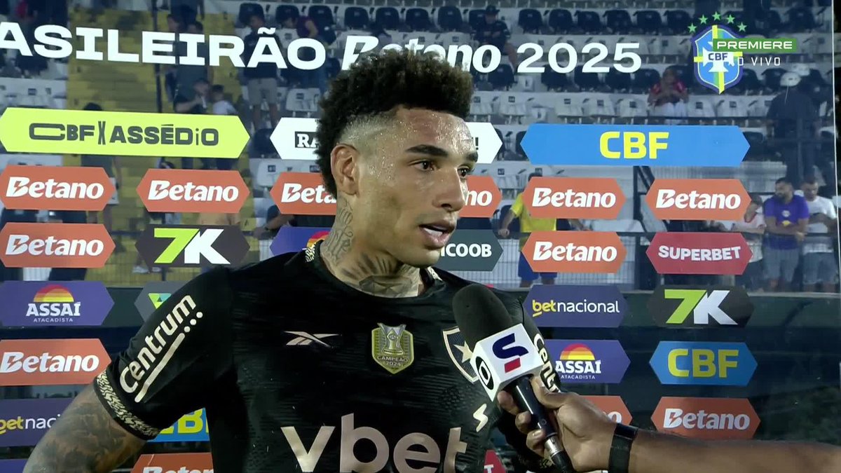 Igor Jesus, após Bragantino 1x0 Botafogo: "Tem dias que as coisas não vão dar certo"
