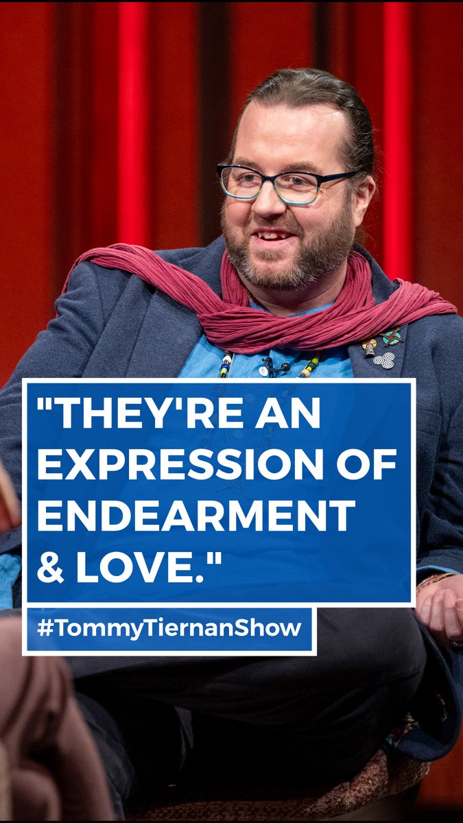 "They're an expression of endearment and love." Oein DeBhairduin ✨ #TommyTiernanShow | Tommy Tiernan