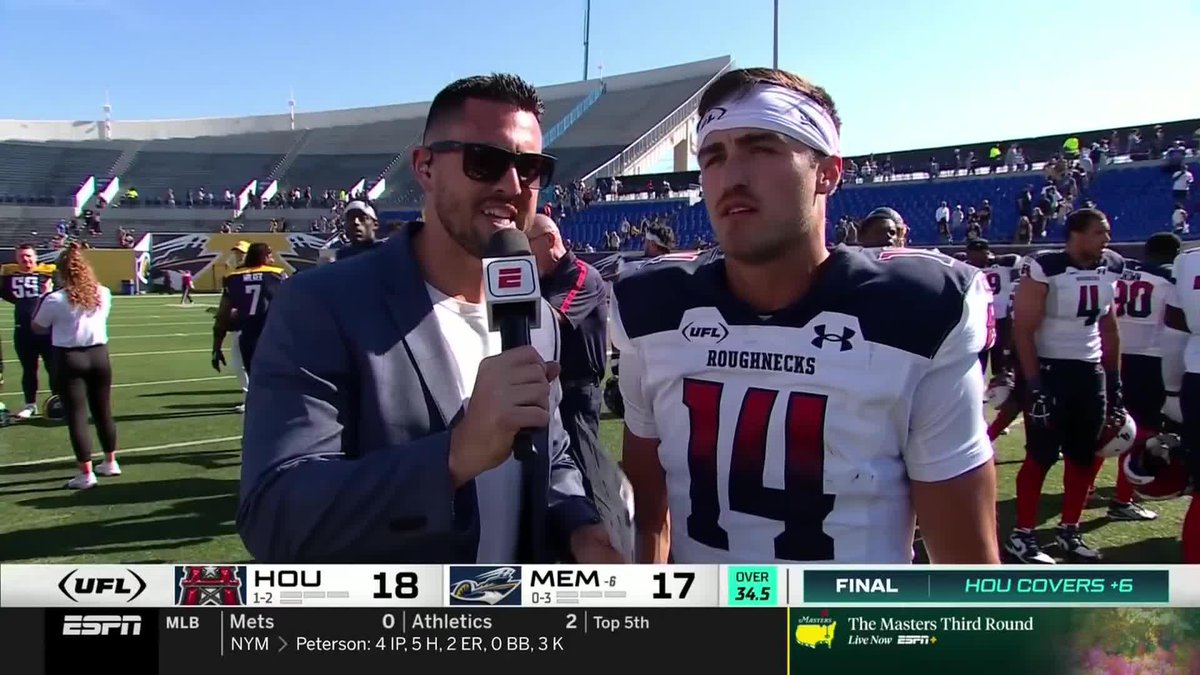 "Prepare like you are the starter." 👏 Nolan Henderson discusses how it felt to come off the bench and lead the Roughnecks to victory today.