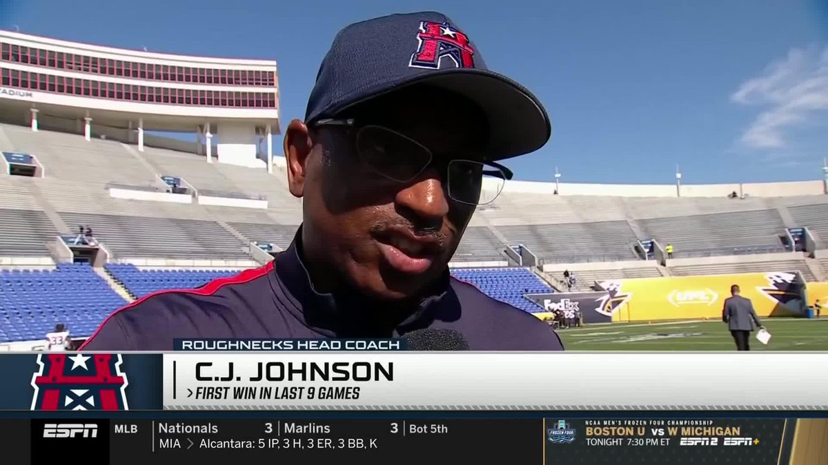 "Nolan's going to be our guy." 👏 HC CJ Johnson says Nolan Henderson will be the Houston Roughnecks starting QB moving forward.