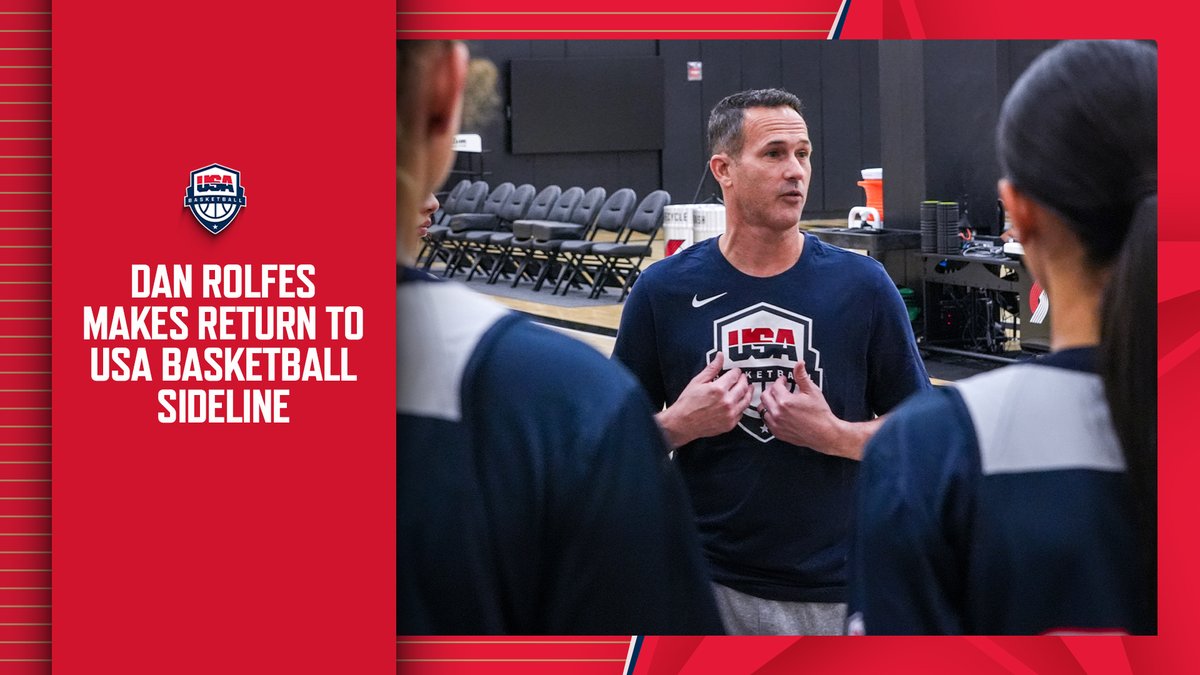 It's a second shot at life &amp; basketball. A heart attack took coach Coach Rolfes off the sidelines &amp; away from USA Basketball, but he's making a triumphant return at this year's #NikeHoopSummit. 🇺🇸🌐