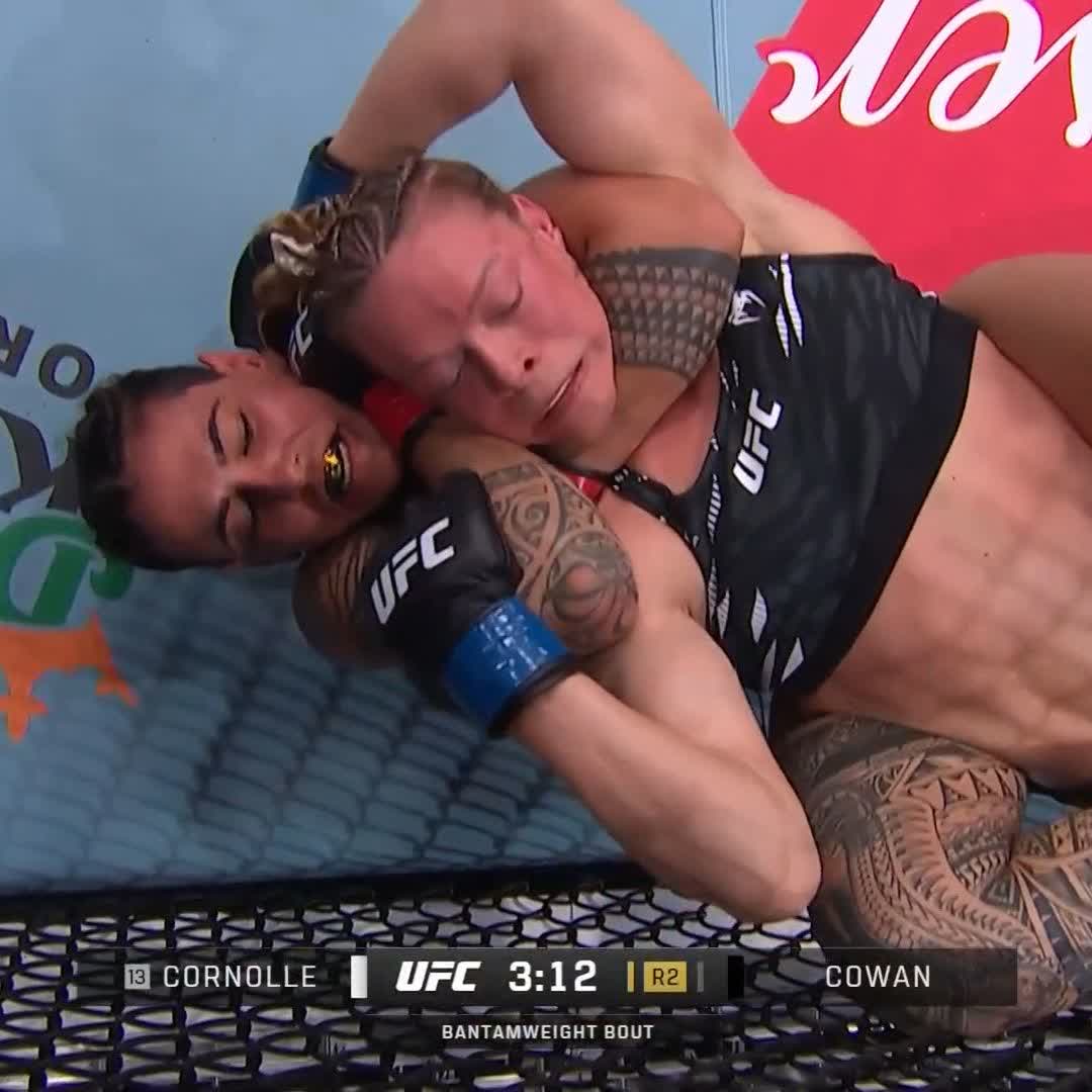 VIVE LE FRANCE 🤩 🇫🇷 #UFC314 Nora Cornolle submits Hailey Cowan in round two! Watch our prelims LIVE NOW on UFC FIGHT PASS 📺