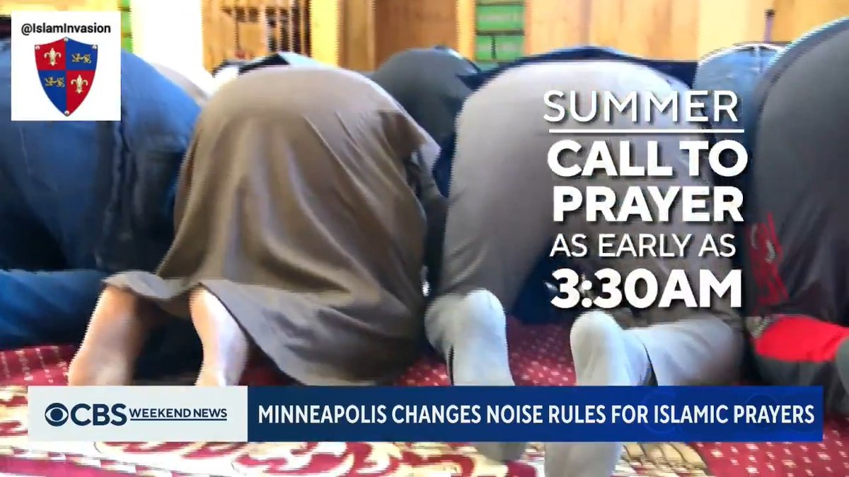 Islamic calls now echo over Minneapolis - law bent to make it happen! Europe’s drowned in this ‘accommodation.’ America’s next - don’t sleep!
