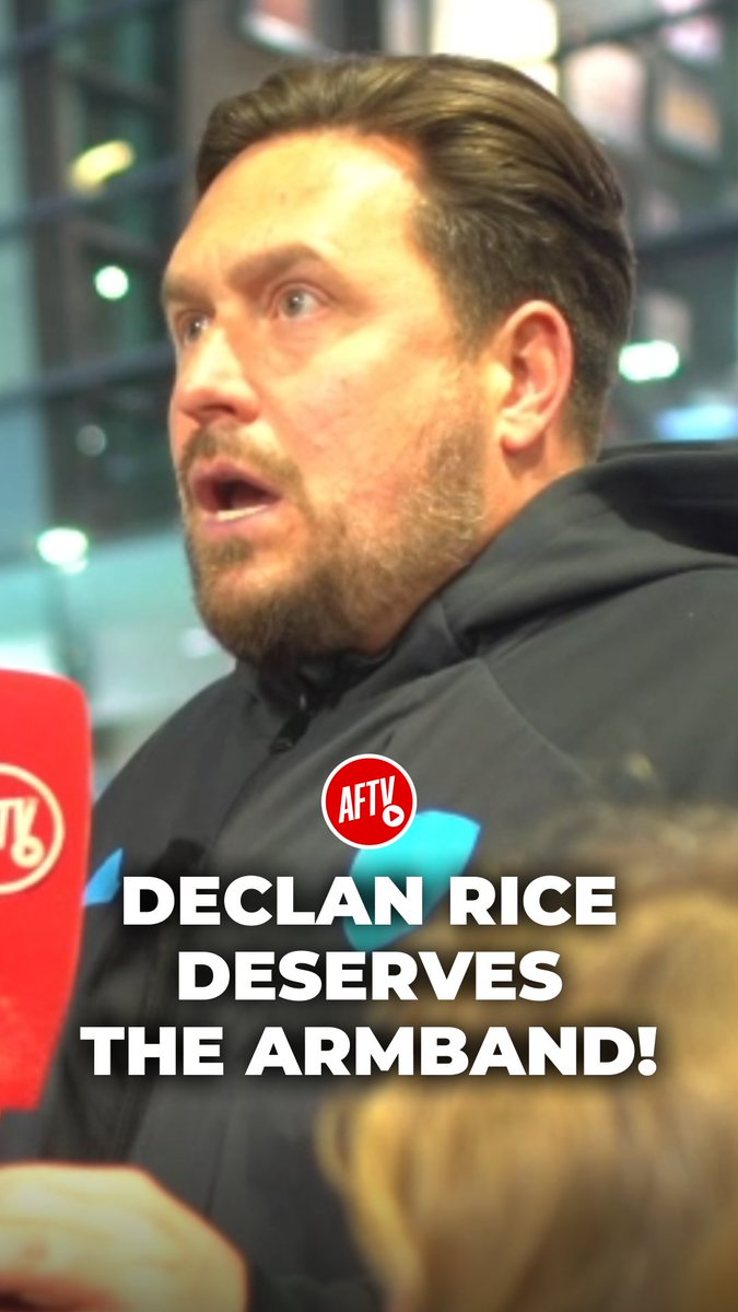 Would you make Declan Rice the new Arsenal captain? 🏅 #FanCams