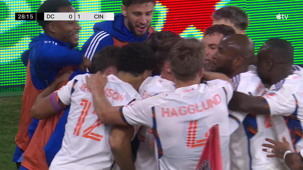 The skill. The goal. Gerardo Valenzuela opens the scoring for Cincinnati. 🌀 📺 #MLSSeasonPass: