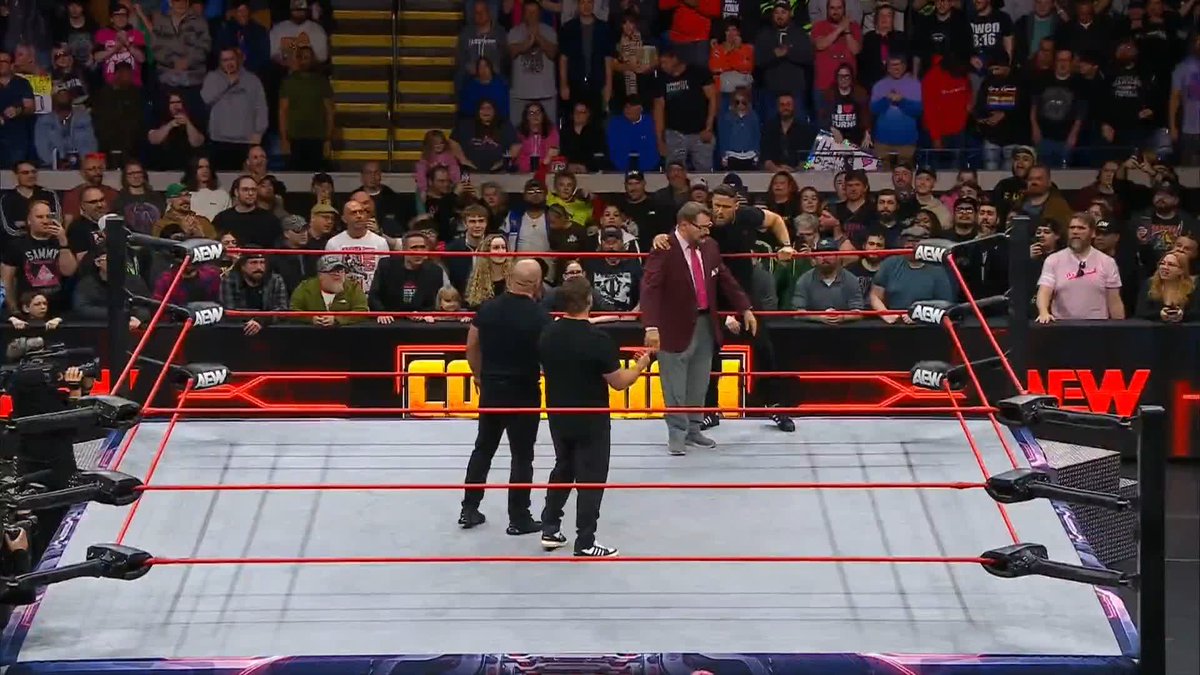 Nigel McGuinness came to the aid of Tony Schiavone. But, can Daniel Garcia talk some sense into FTR?! Watch #AEWCollision LIVE on TNT + MAX Daniel “Cash” Wheeler | Dax FTR | Tony Schiavone | Nigel Mcguinness | #DanielGarcia