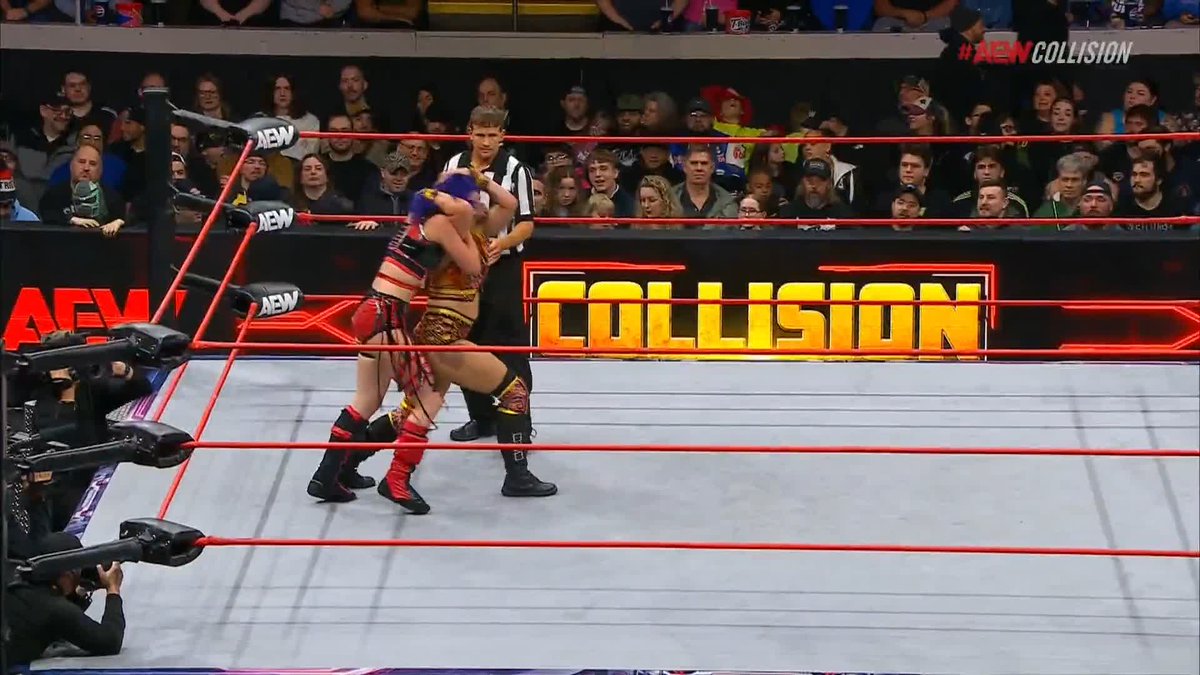 Jamie Hayter firing on all cylinders! Watch #AEWCollision LIVE on TNT + MAX JAMIE HAYTER | BIG Billie Starkz • ビリー・スタークス
