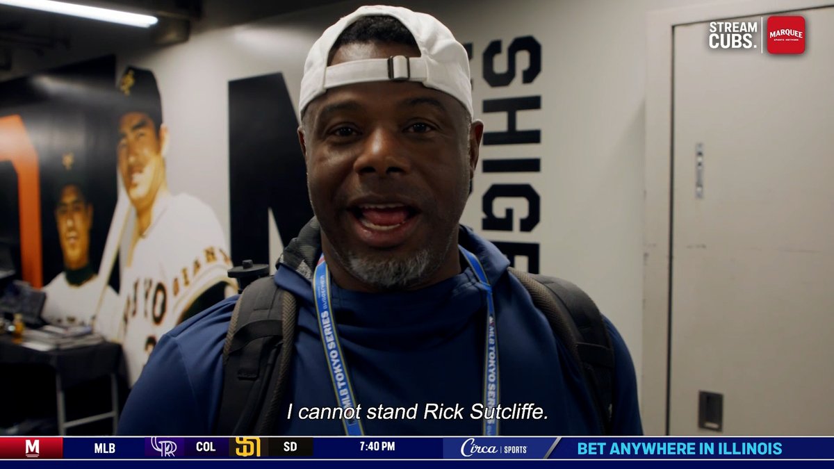 Ken Griffey Jr. cannot STAND Rick Sutcliffe 😂 Full video here: