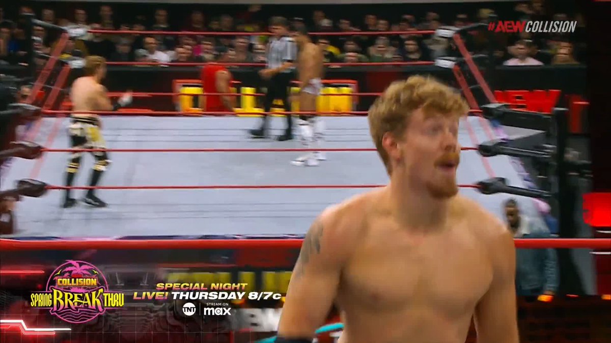 'Vanilla Baby' Blake Christian just showing absolute disrespect to Bowens! Watch #AEWCollision LIVE on TNT + MAX Anthony Bowens | Blake Christian ブレイク・クリスチャン