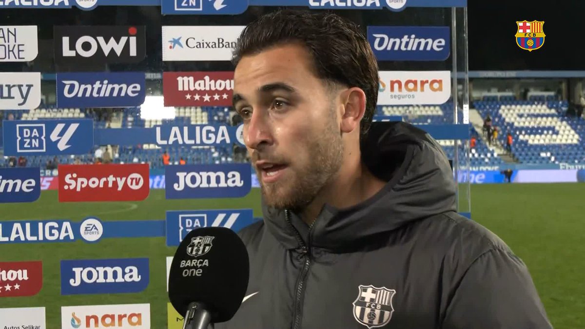 🎙️ ERIC GARCÍA: "We knew it was going to be tough. The commitment the team showed was very good.” #LeganésBarça