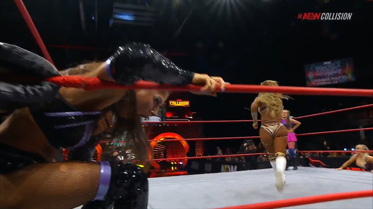 Bodies....destruction....everywhere Watch #AEWCollision LIVE on TNT + MAX MEGAN BAYNE ⚡️ メーガン・ベイン